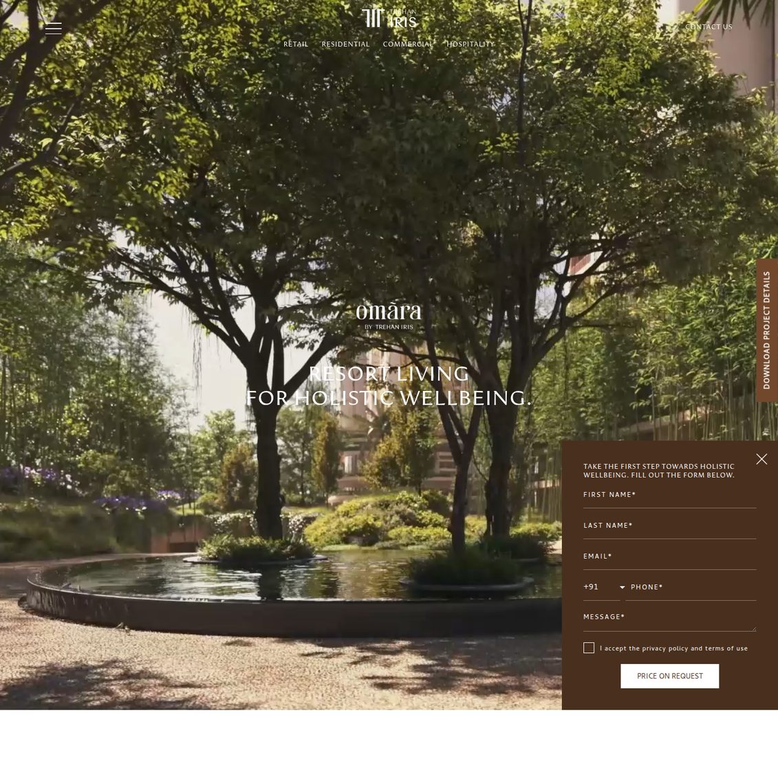 Omara Gurgaon page screenshot